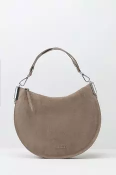Сумка хобо кожаная Sunup Suede Coccinelle