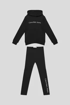 Спортивный костюм хлопковый с логотипом Calvin Klein Jeans