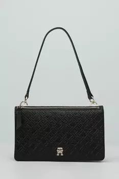 Сумка хобо с монограммой логотипа TH Refined Tommy Hilfiger
