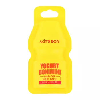 Маска для лица SKINS BONI YOGURT BONIMINI глиняная с экстрактом сосновой хвои 15 мл