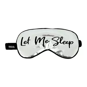 Маска для сна и путешествий DECO. let me sleep