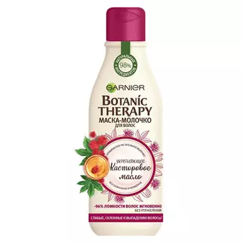 Маска-молочко для волос GARNIER BOTANIC THERAPY КАСТОРОВОЕ МАСЛО укрепляющее 250 мл