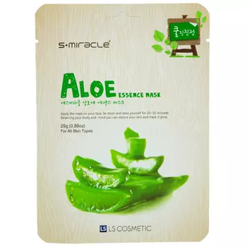Маска для лица S+MIRACLE с экстрактом алоэ 25 г