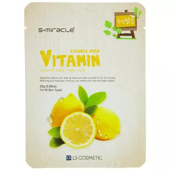 Маска для лица S+MIRACLE с витаминами 25 г