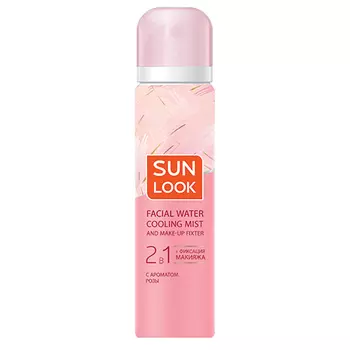 Мист для лица и фиксатор макияжа SUN LOOK 2 в 1 охлаждающий 75 мл