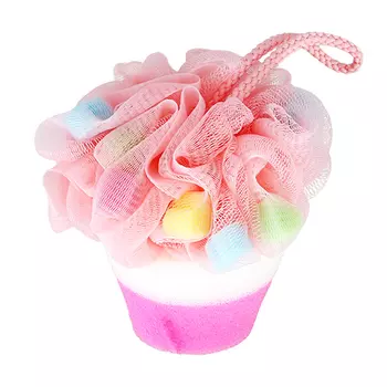 Мочалка для тела DECO. синтетическая cupcake