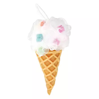 Мочалка для тела DECO. синтетическая ice cream