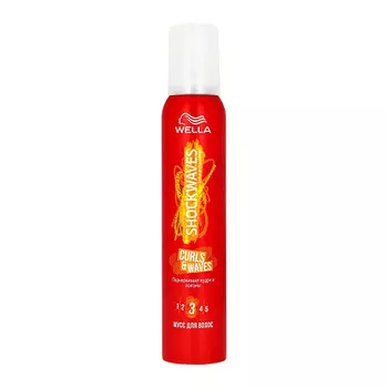 Мусс для волос WELLA SHOCKWAVES Curls &amp; Waves 200 мл