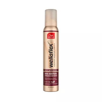 Мусс для волос WELLA WELLAFLEX АНТИВОЗРАСТНОЙ ЭФФЕКТ суперсильной фиксации 200 мл