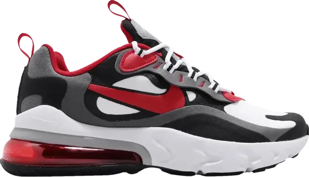 Кроссовки Nike Air Max 270 React GS 'University Red', серый
