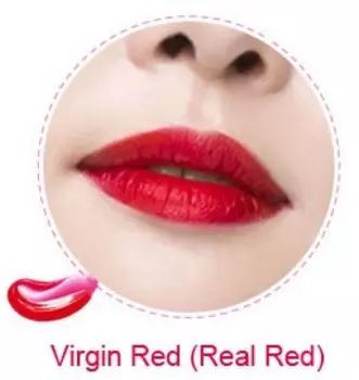 Маска-тинт для губ с тату-эффектом Berrisom Oops My Lip Tint Pack Virgin Red