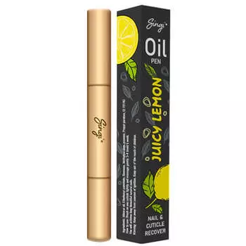 Масло-карандаш для кутикулы с ароматом лимона Singi Oil Pen Nail & Cuticle Recover Juicy Lemon