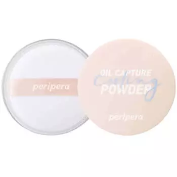 Матирующая пудра для лица с охлаждающим эффектом Peripera Oil Capture Cooling Powder