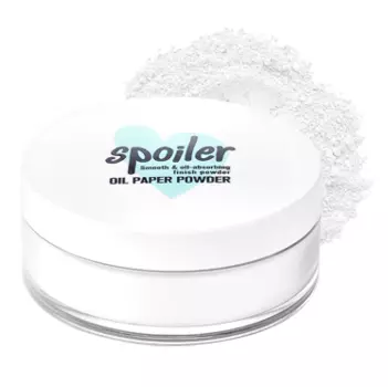 Матирующая рассыпчатая пудра Tony Moly Spoiler Oil Paper Powder 01. Cotton white - Хлопковая белая пудра
