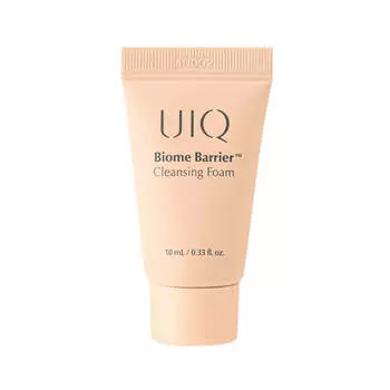 Миниатюра Слабокислотная очищающая пенка с постбиотиками UIQ Biome Barrier Cleansing Foam 10 мл