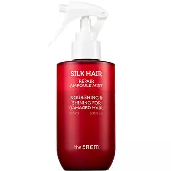 Восстанавливающий ампульный мист для волос The Saem Silk Hair Repair Ampoule Mist