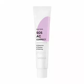 Многофункциональные глиняные маски Missha SOS Clay Mask AC Correct