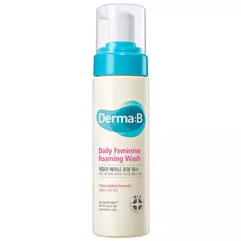 Мягкая пенка для интимной гигиены с комплексом пробиотиков Derma:B Daily Feminine Foaming Wash