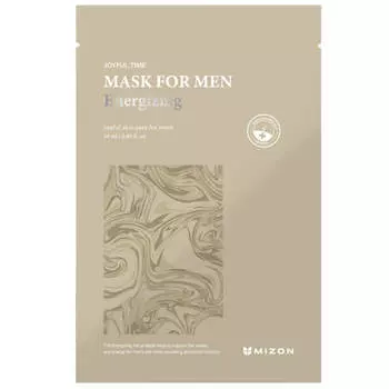 Мужская тонизирующая тканевая маска для лица Mizon Joyful Time Mask For Men Energizing