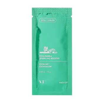 Успокаивающая пузырьковая маска с центеллой VT Cosmetics Cica Bubble Sparkling Booster