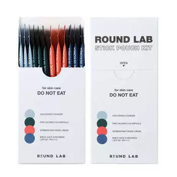 Travel-набор средств в саше Round Lab Stick Pouch Kit
