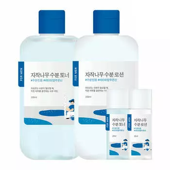 Мужской набор для чувствительной кожи Round Lab For Men Birch Juice Moisturizing Toner & Lotion Set