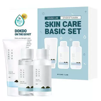Увлажняющий набор миниатюр с комплексом минералов Round Lab 1025 Dokdo On The Go Kit