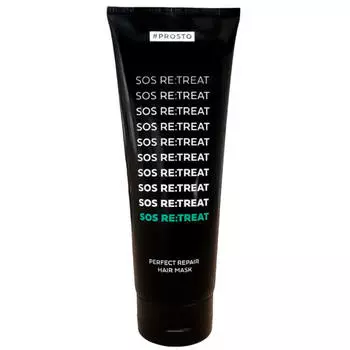 Маска для мгновенного восстановления волос с кератином PROSTO SOS RE:TREAT Perfect Repair Hair Mask