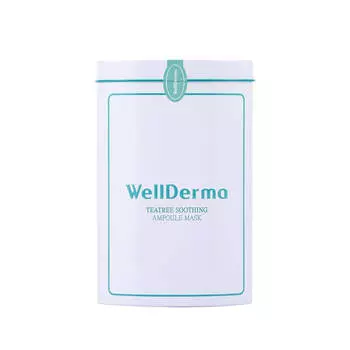Набор тканевых масок с чайным деревом WellDerma Teatree Trouble Care Ampoule Mask