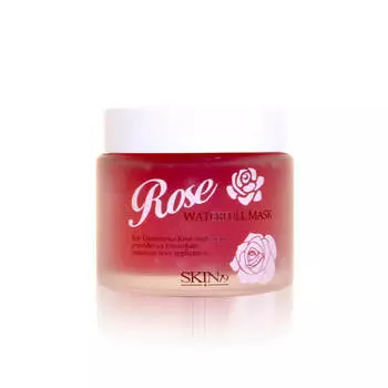Ночная маска для лица с гидролатом розы Skin79 Rose Waterful Mask