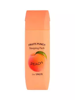 Ночная маска "персиковый пунш" The Saem Fruits Punch Peach Sleeping Pack