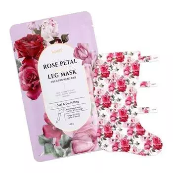 Маска-гольфы для ног с экстрактом розы Koelf Rose Petal Satin Leg Mask