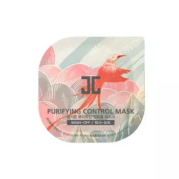 Очищающая глиняная крем-маска против жирного блеска с углём JayJun Purifying Control Mask Wash-Off