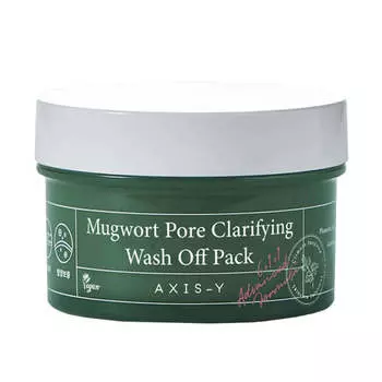 Очищающая глиняная маска с полынью AXIS-Y Mugwort Pore Clarifying Wash Off Pack 100 мл