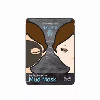 Очищающая грязевая маска для лица на 1 применение The Yeon Perfect Pore Clean Mud Mask