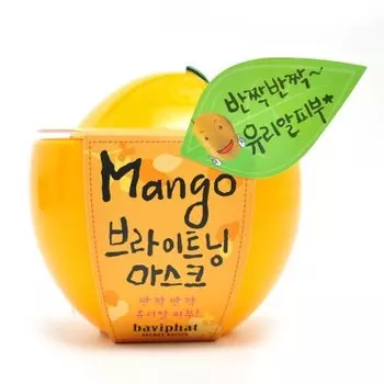 Очищающая кислородная маска для лица с экстрактом манго Baviphat Mango Magic Brightening Mask