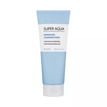 Очищающая пенка для лица Missha Super Aqua Refreshing Cleansing Foam