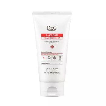 Очищающая пенка-крем для проблемной кожи Dr.G A-Clear Foam Cream EX
