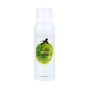 Очищающая пенка-мусс с экстрактом ласточкиного гнезда Tony Moly Natural Bubble Swallow Nest Foam Cleanser