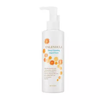 Очищающая пенка с календулой Missha Calendula Deep Cleansing Liquid Foam
