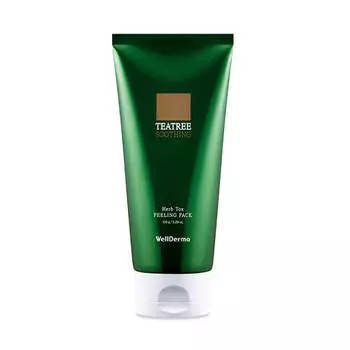Очищающая пилинг-маска с микроиглами Wellderma Chadew Teatree Herb Tox Peeling Pack