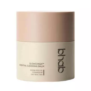 Гидрофильный бальзам с экстрактом гриба чага и кислотами bhab Slowchaga Essential Cleansing Balm