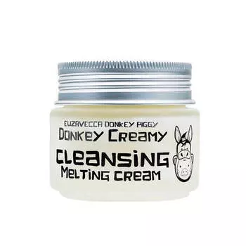 Очищающий крем с ослиным молоком Elizavecca Donkey Piggy Donkey Creamy Cleansing Melting Cream
