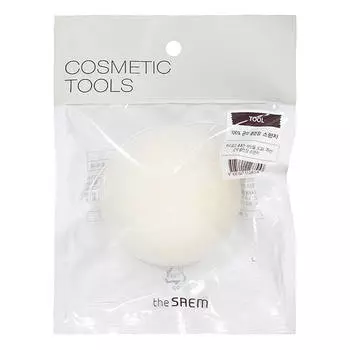 Очищающий спонж конняку The Saem 100% Konjaku Cleansing Spounge