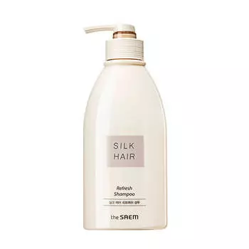 Охлаждающий шампунь для жирных волос The Saem Silk Hair Refresh Shampoo