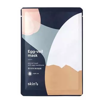 Омолаживающая тканевая маска для лица с яичной мембраной Skin79 Egg Veil Mask