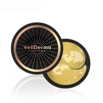 Омолаживающие патчи с германием и золотом WellDerma Ge Gold Eye Mask