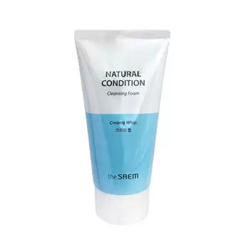 Осветляющая пенка для умывания The Saem Natural Condition Cleansing Foam Creamy Whip