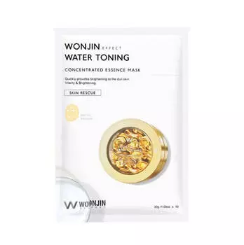 Осветляющая тканевая маска Wonjin Water Toning Concentrated Essence Mask