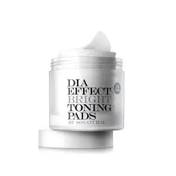 Осветляющие пилинг-пэды So Natural Dia Effect Bright Toning Pads